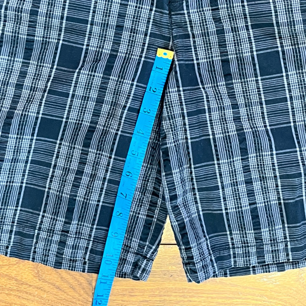 Weatherproof Men’s Plaid Flat Front Chino Shorts Size 34 Cotton Golf Casual - Picture 4 of 6